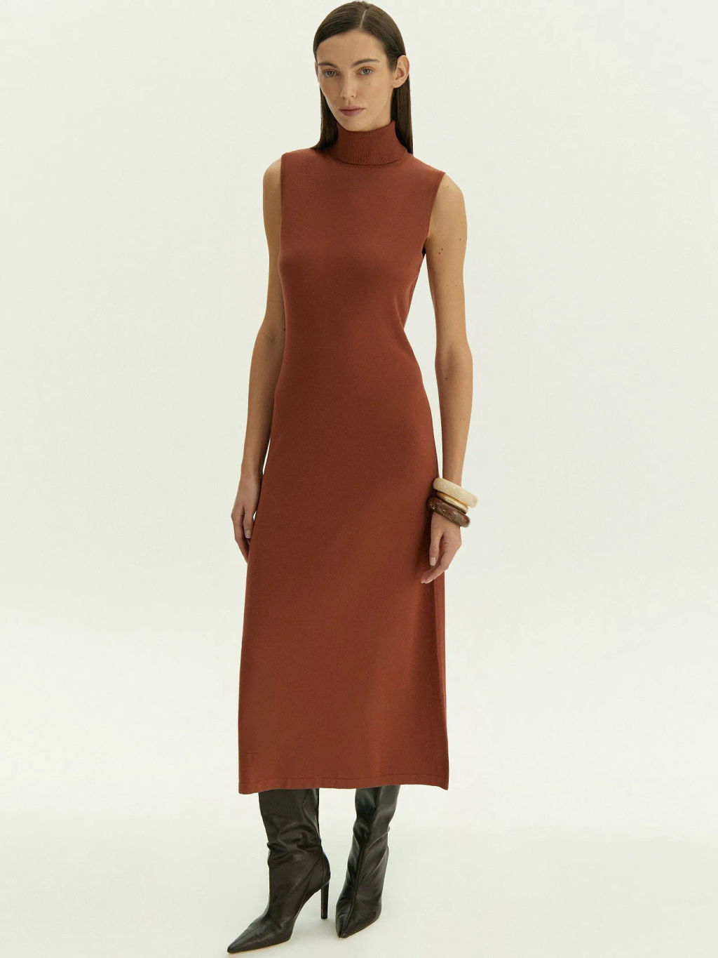 Платье без рукавов, PL1737/clarity - Emka фото 4