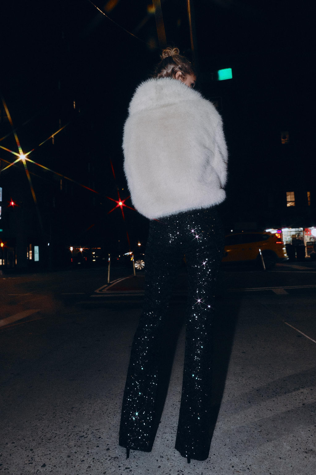 FLARE SEQUIN LEGGINGS
