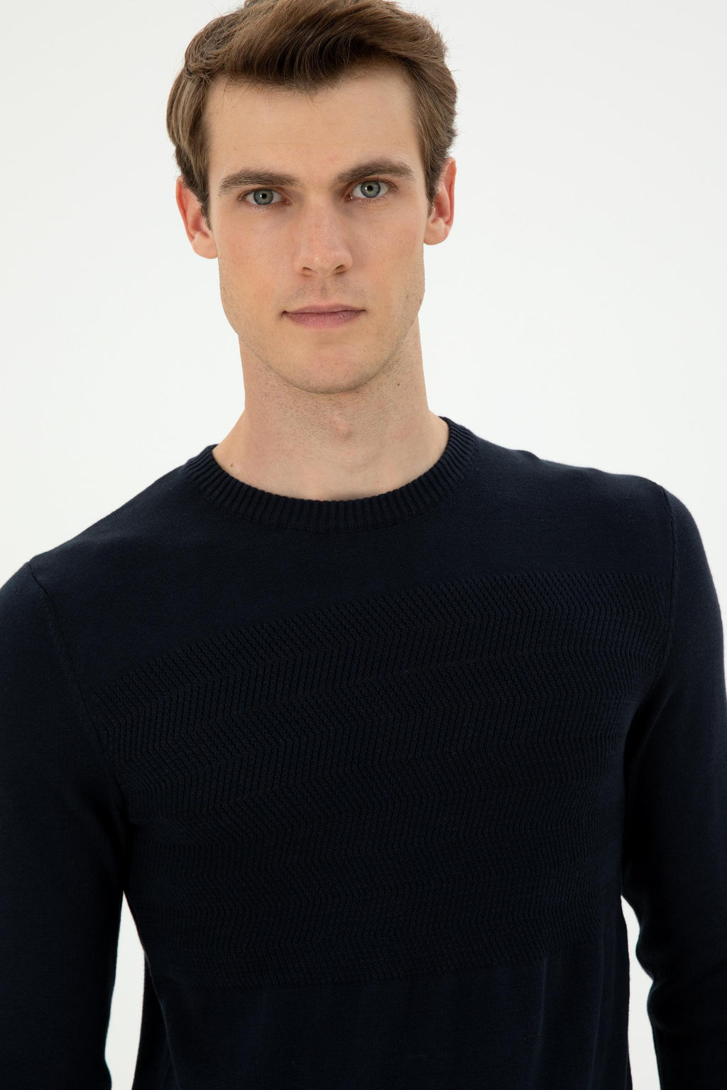 Мужской темно-синий свитер Неожиданная скидка в корзине - U.s. polo assn фото 2