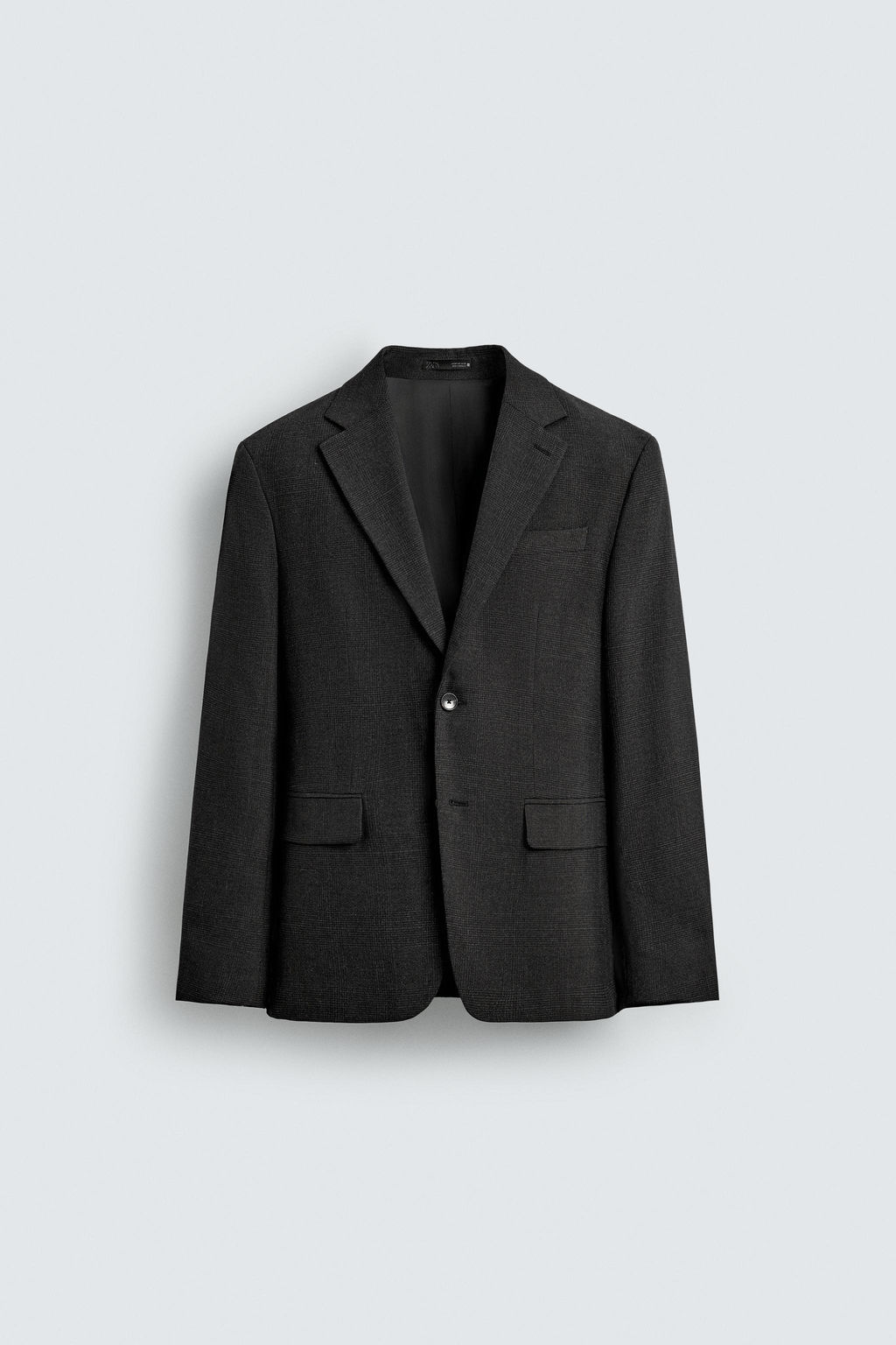 CHECK TEXTURED SUIT BLAZER - Zara фото 8