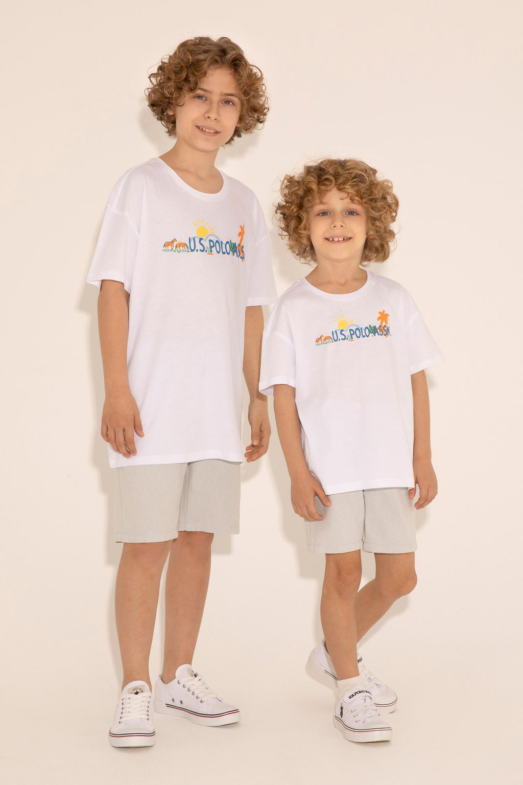 U. S. Polo Assn / Белая футболка с круглым вырезом для мальчика - U.s. polo assn фото 8