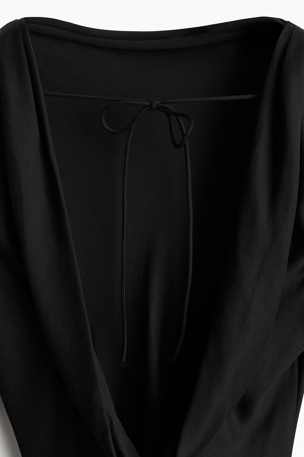 Vestido de saten con espalda descubierta - H&m фото 6