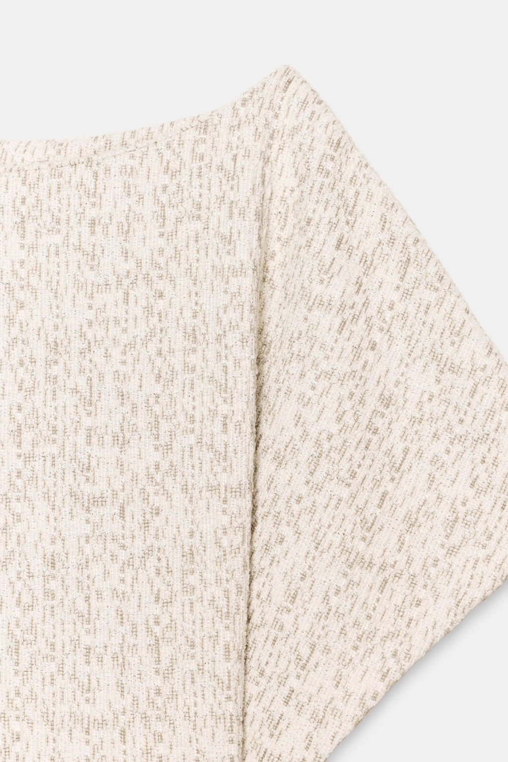 VESTIDO MIDI TEXTURA CINTUR?N / Crudo / Beige - Zara фото 9