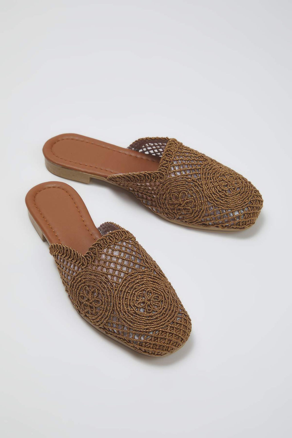 Trendyol Shoes Siyah Orgu Detayl? Kad?n Mule Terlik TAKSS24TE00000 - Trendyolmilla фото 19
