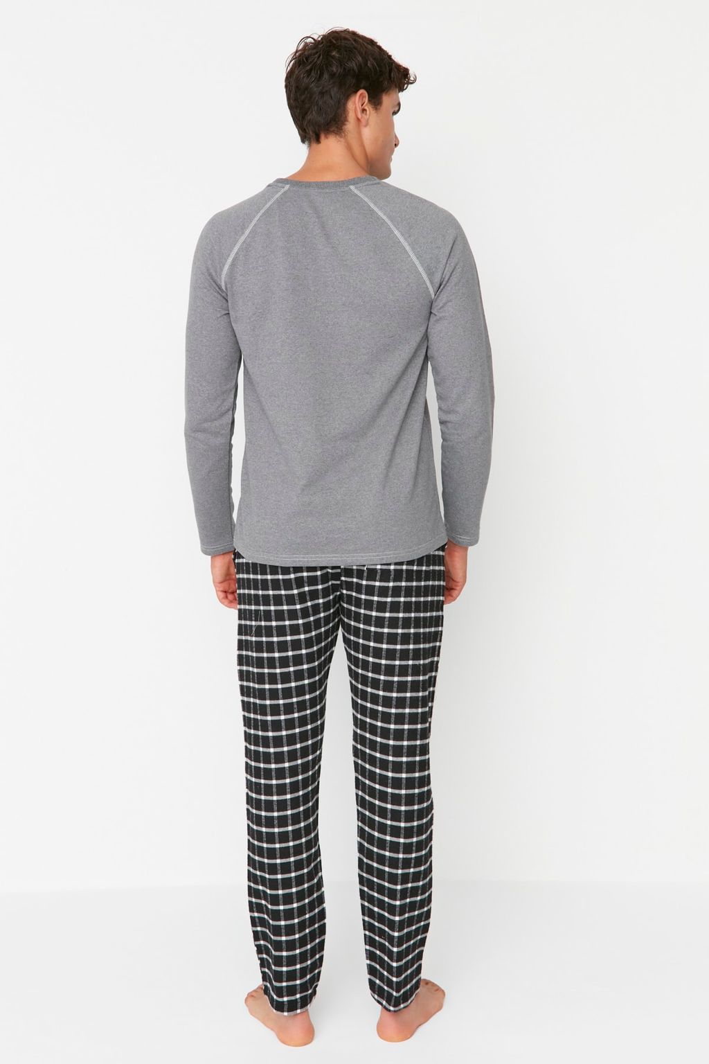 TRENDYOL MAN Siyah Regular Fit Pijama Tak?m? THMAW22PT0426 - Trendyolmilla фото 5