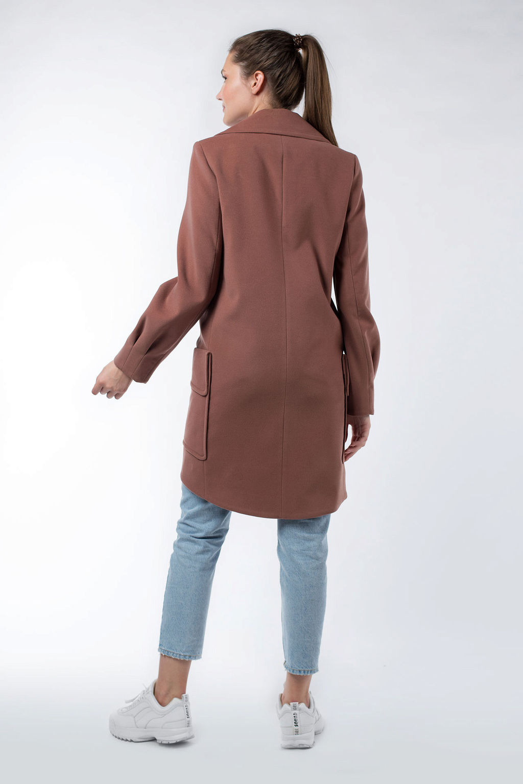 01-09170 Пальто женское демисезонное - El podio фото 4