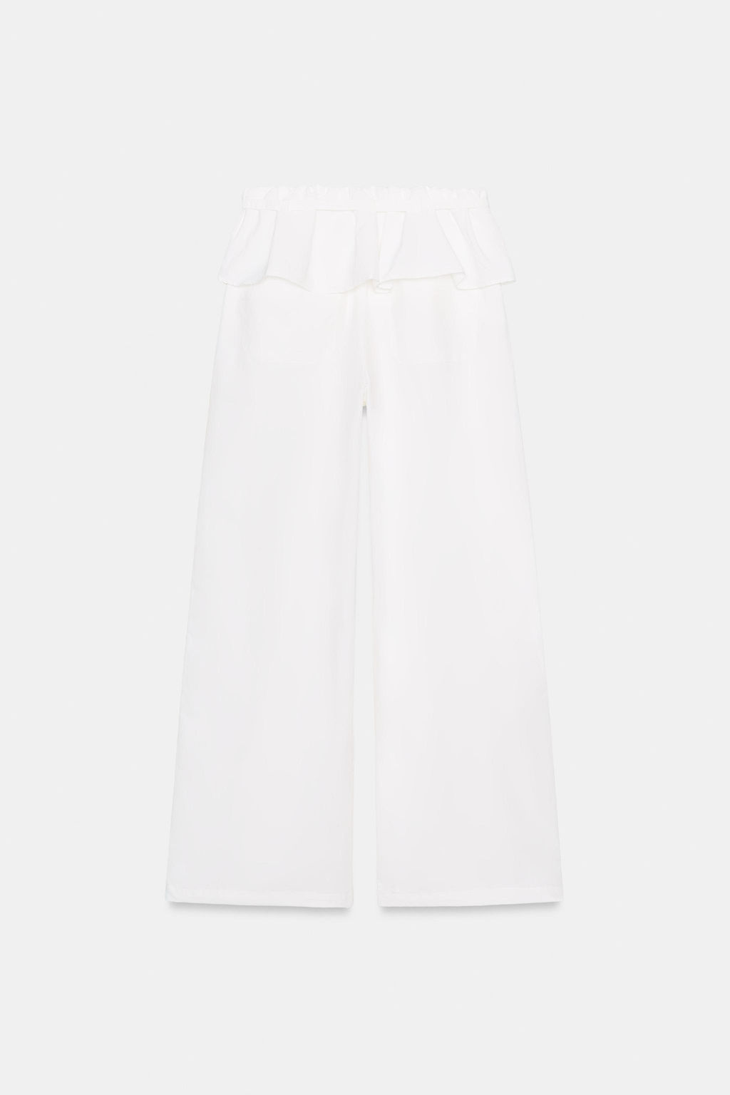 NYLON TROUSERS WITH OVERLAY WAIST - Zara фото 9