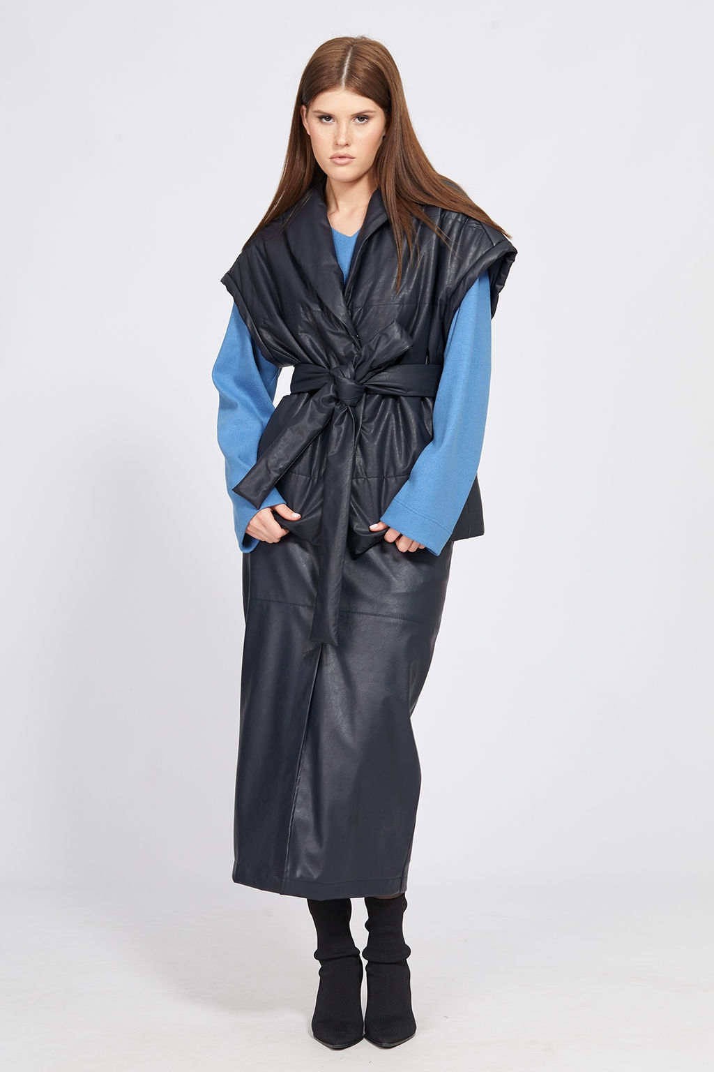 Жилет темно-синий - Eola фото 5