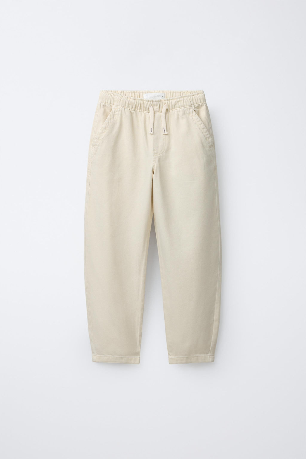 PANTAL?N SARGA FLUIDO STRAIGHT / Crudo - Zara фото 2