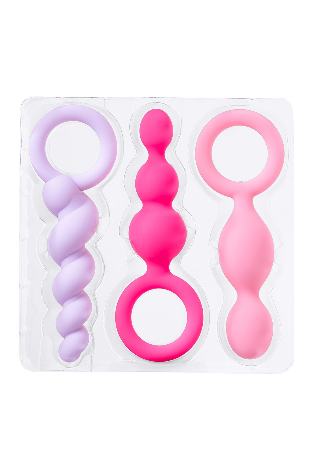Набор анальных плагов Satisfyer, силикон, ассорти, 13,5 см.  фото 5