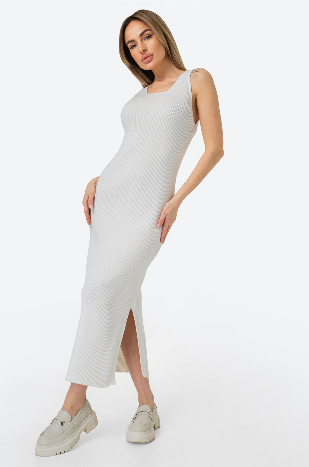 Женское вязаное платье Happy Fox  фото 9