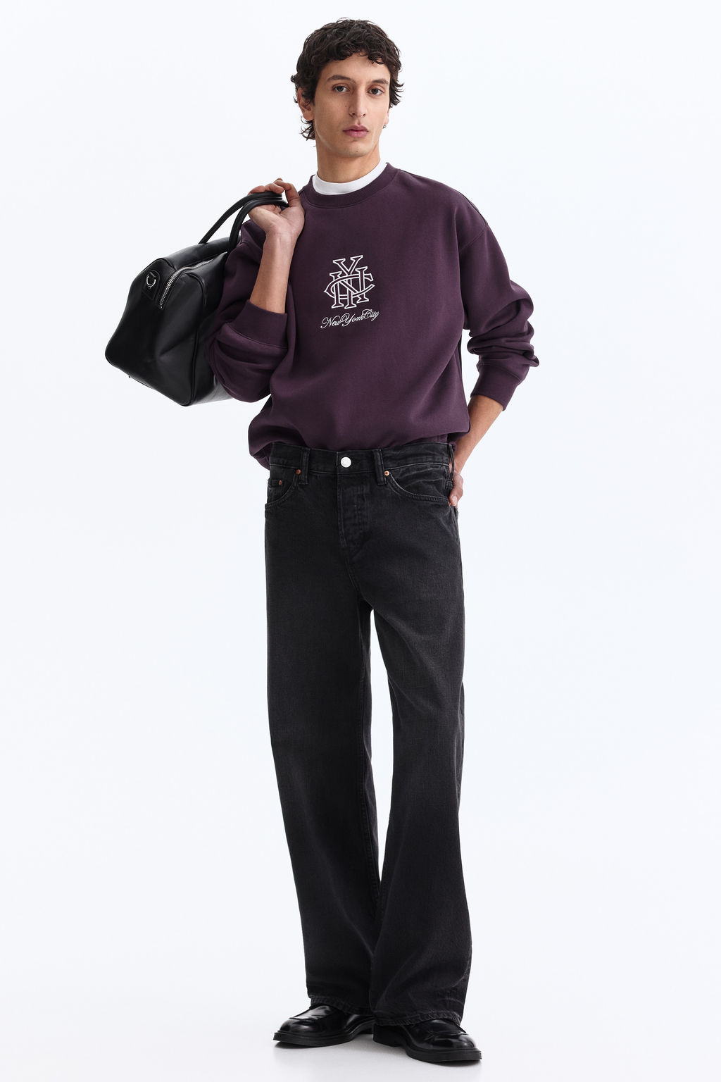 Sudadera estampada Loose Fit - H&m фото 6