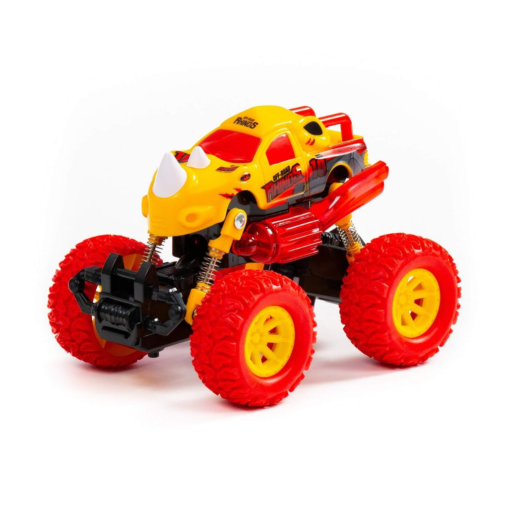 Монстр РАЛЛИ - Носорог, автомобиль инерционный (со светом и звуком) (в пакете) - Полесье фото 6