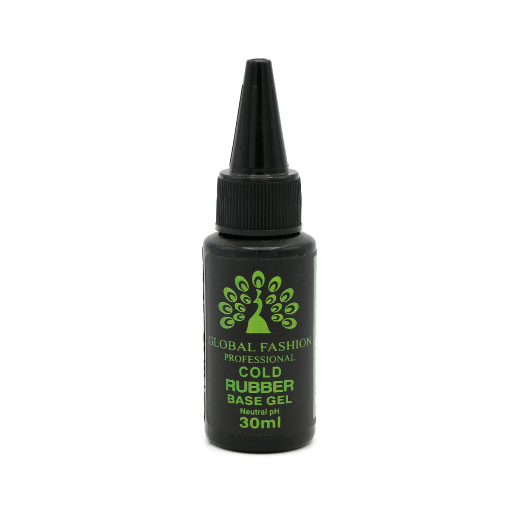 База для гель лака Global Fashion, Rubber Base Coat without Chemical 30 мл фото 2