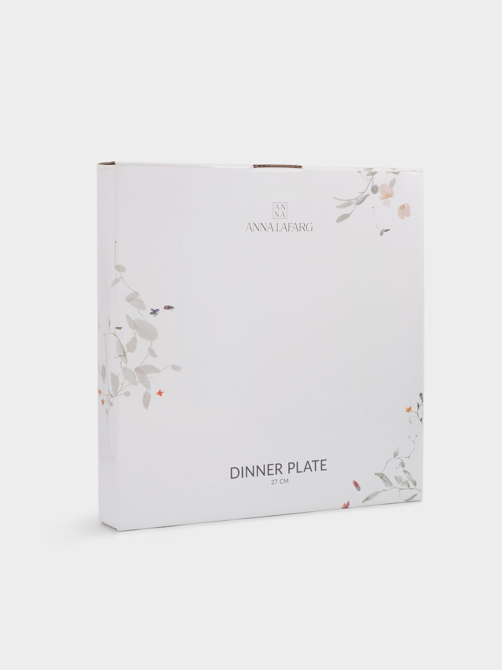 Тарелка обеденная, 27 см, фарфор N, белая, Цветы и листья, Primrose - Anna lafarg фото 4