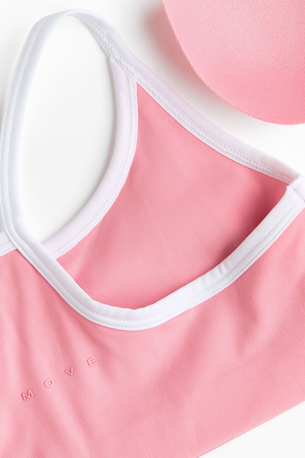 Crop top acolchado de deporte con SoftMove - H&m фото 3