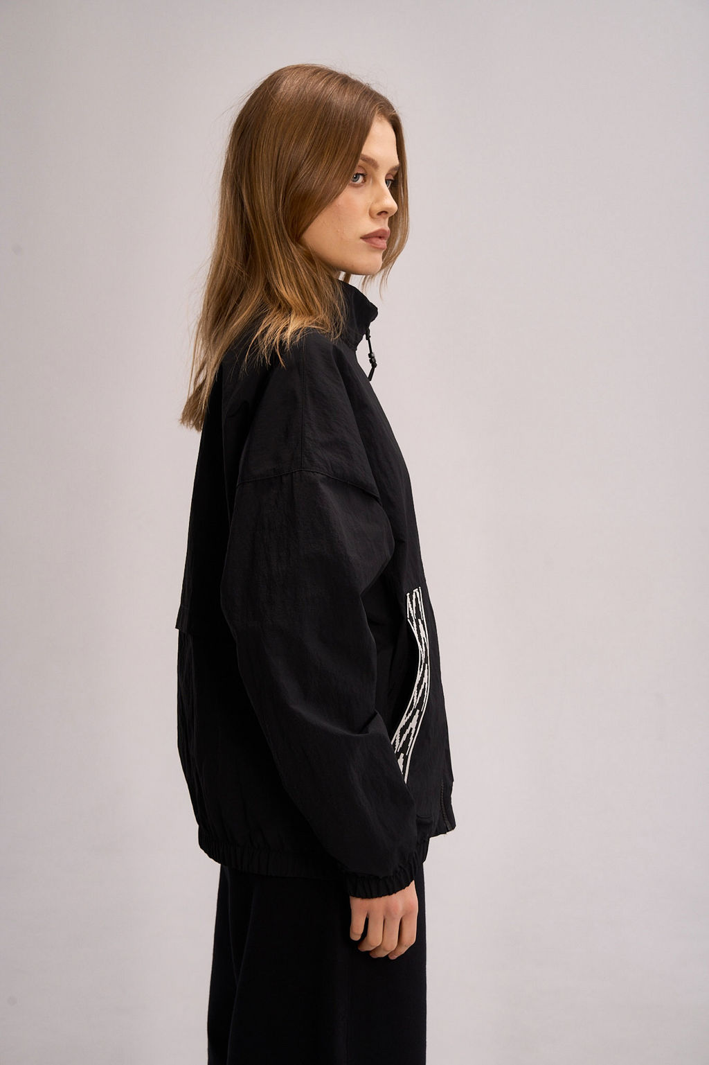 Куртка Черный KAI Mercerized Velvet Jacket - Anta фото 6