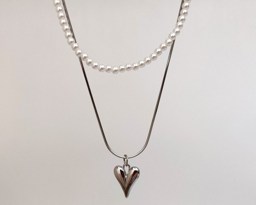 Двойное колье - бусы