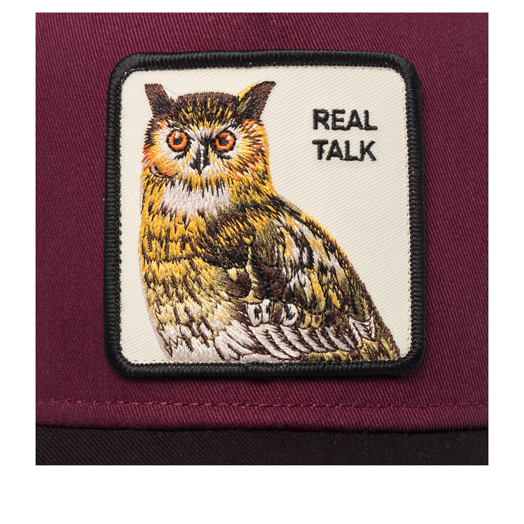 Бейсболка GOORIN BROTHERS арт. 101-2338 (бордовый / черный)  фото 4