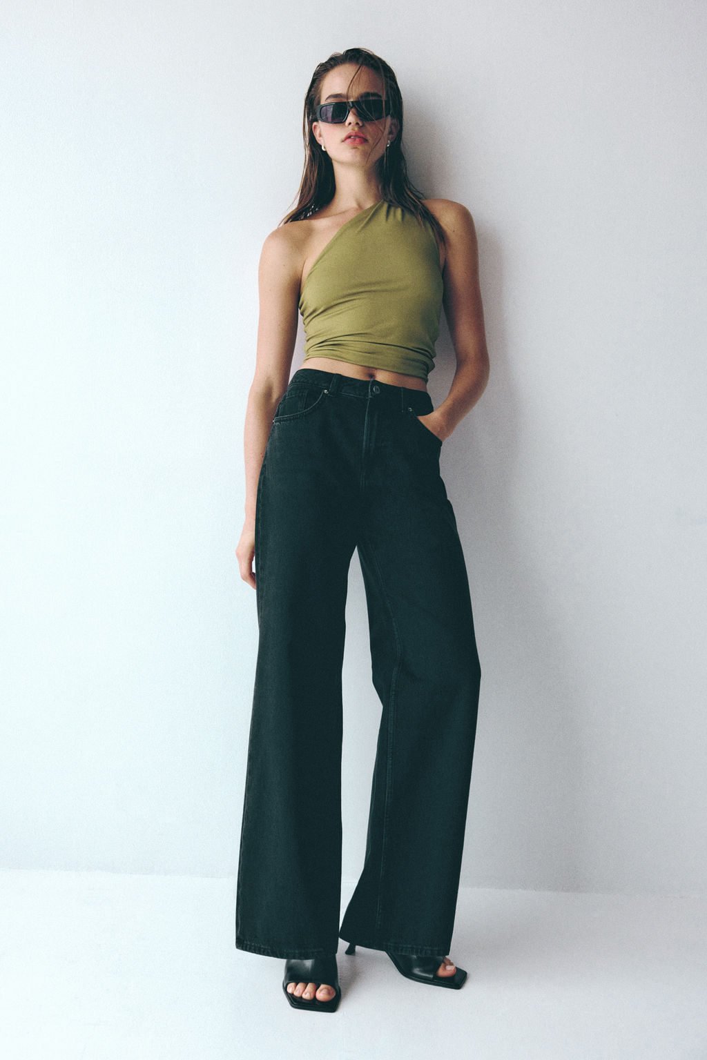 Wide High Jeans - H&m фото 15