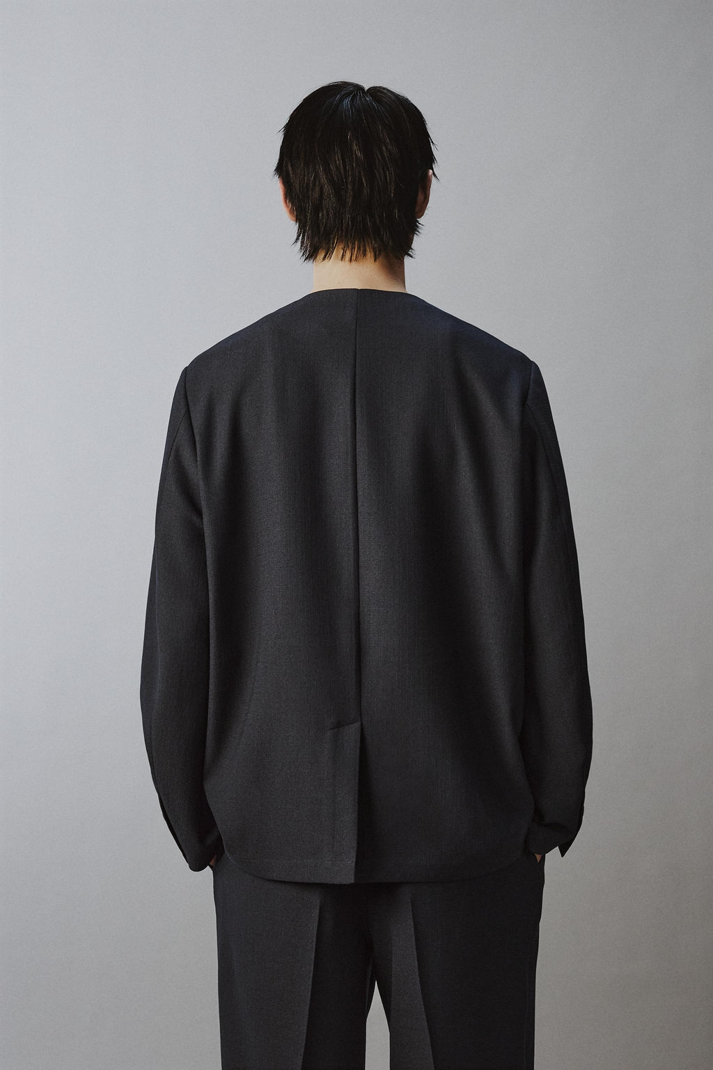 PANTAL?N TRAJE RELAXED FIT / Antracita oscuro - Zara фото 13