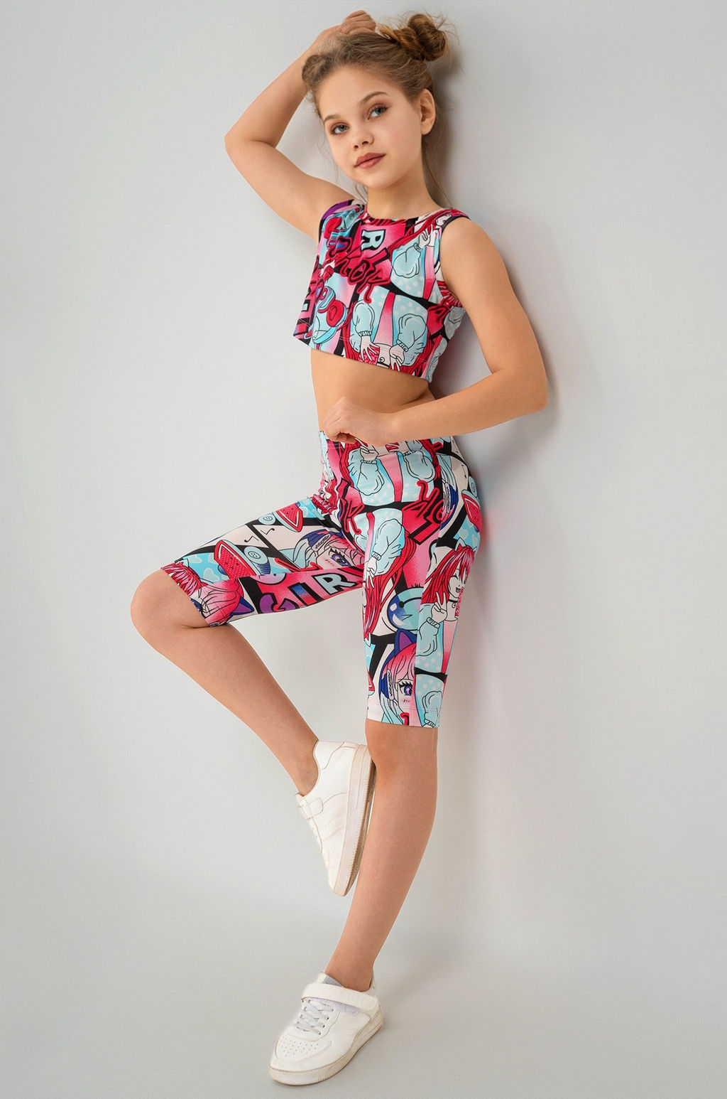 Летний костюм из бамбука для девочки Happyfox  фото 10