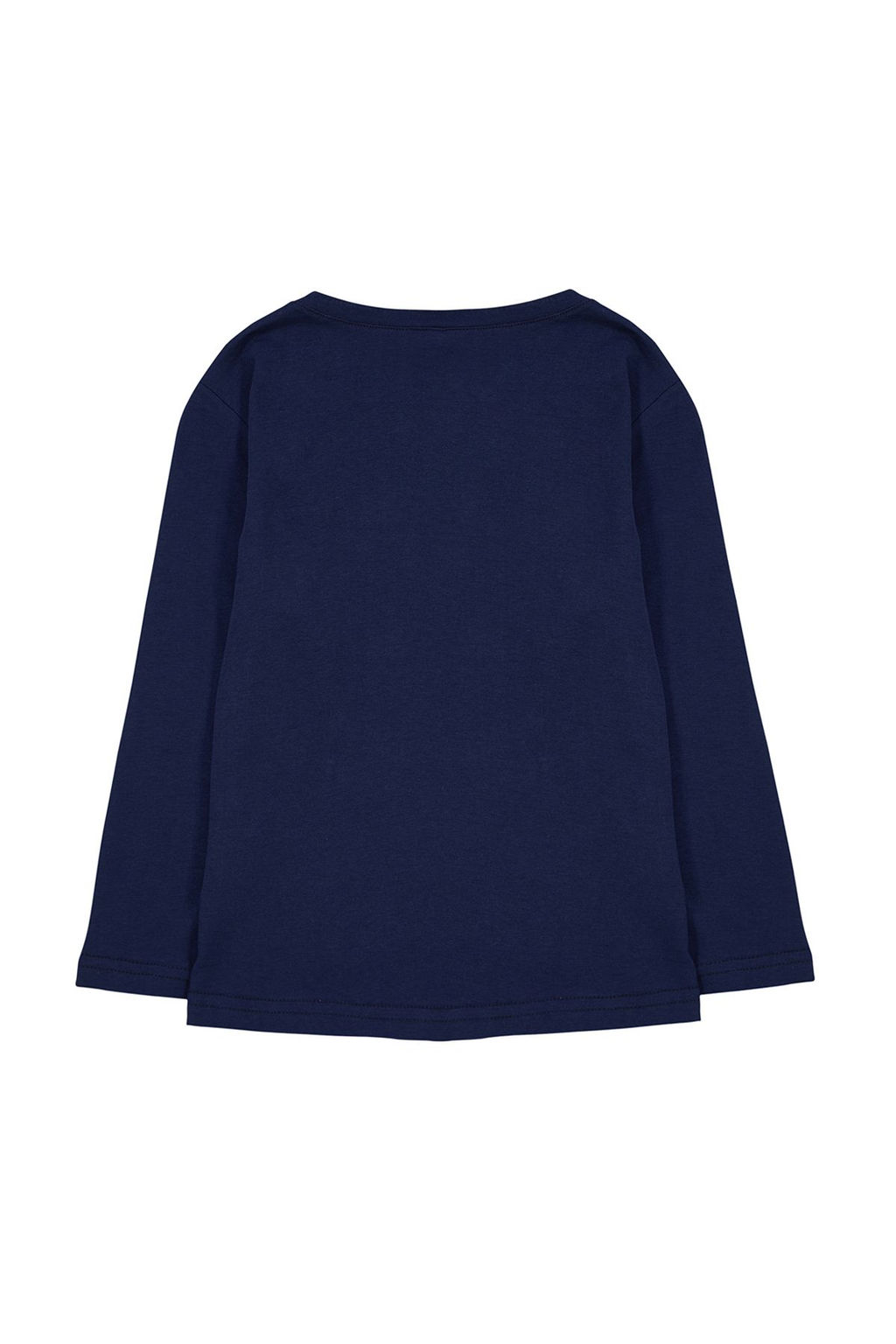 Lacivert Erkek Cocuk Hayvan Desenli Bisiklet Yaka Pamuklu Orme T-Shirt TKDAW25TS00009 - Trendyolmilla фото 10