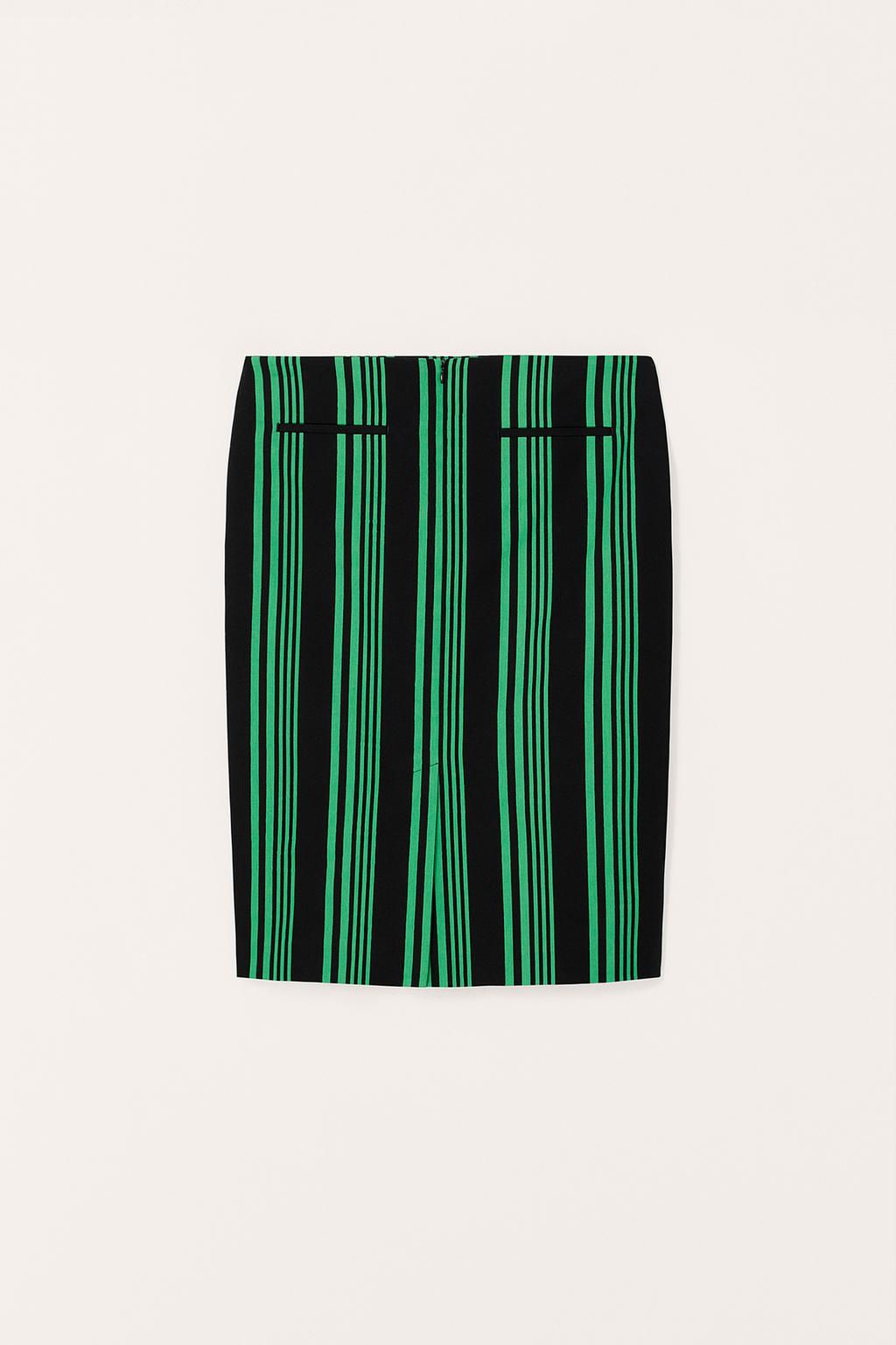 LIMITED EDITION STRIPED STRAIGHT SKIRT - Zara фото 5