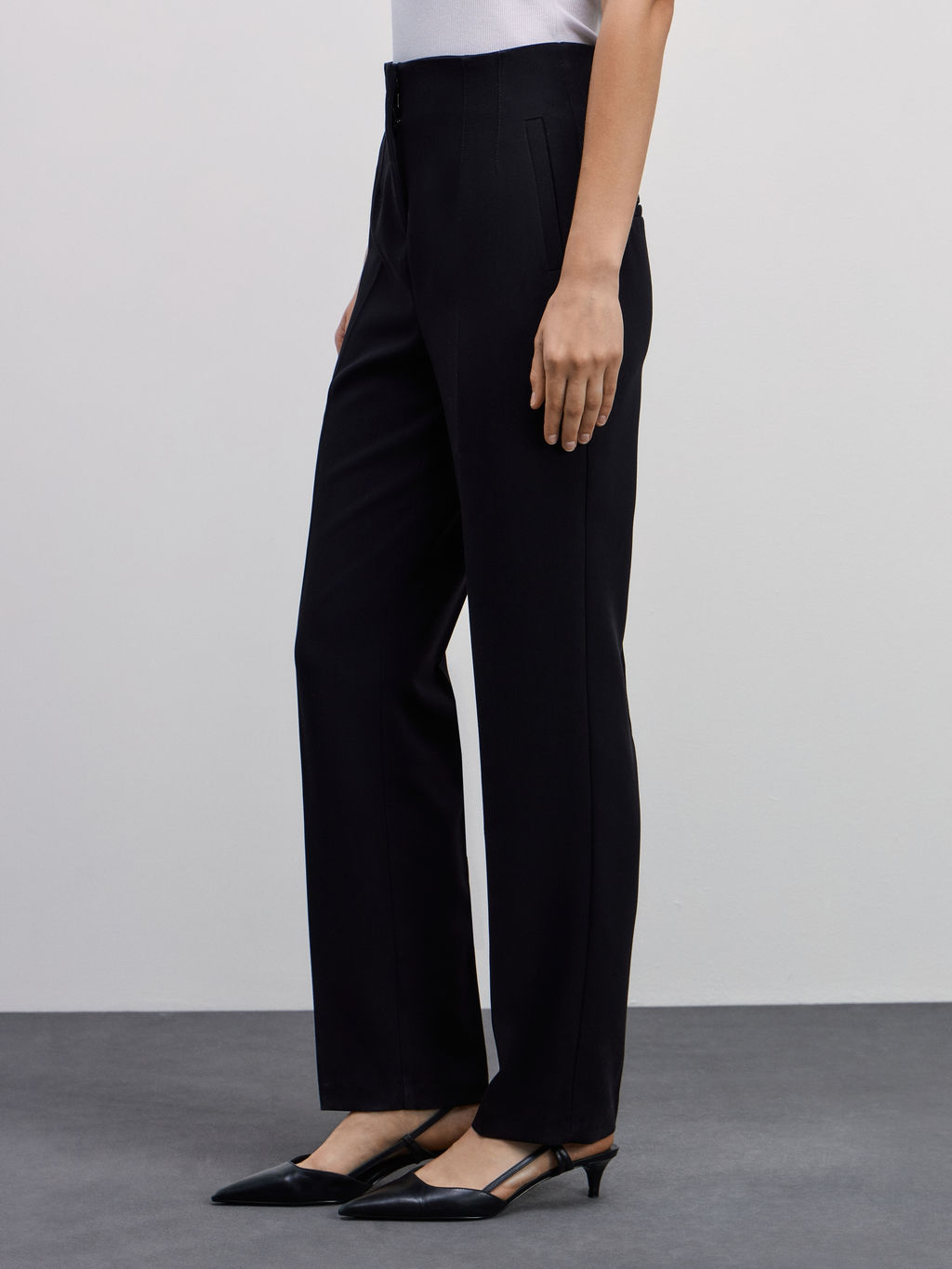 Брюки зауженные к низу с содержанием вискозы / Zarina  фото 3