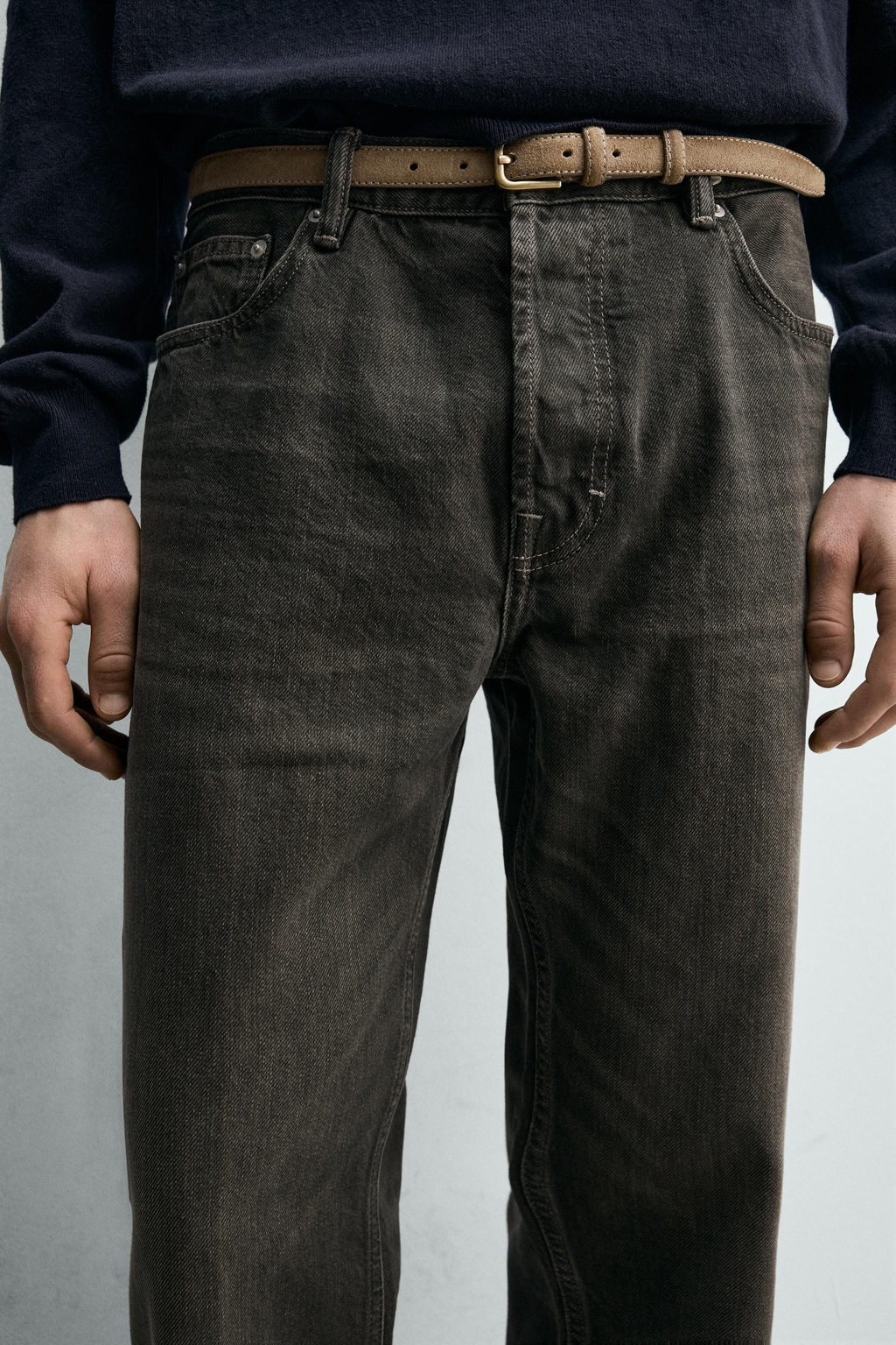 JEANS STRAIGHT FIT / Marr?n - Zara фото 6