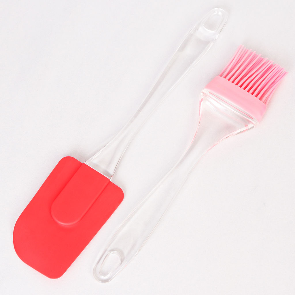 Набор кисточка и лопатка, силикон арт. RK-550 (734560)