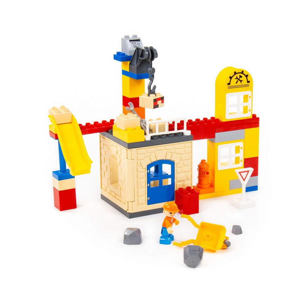 Конструктор Макси - Строительная фирма (66 элементов) (в коробке) - Полесье фото 6