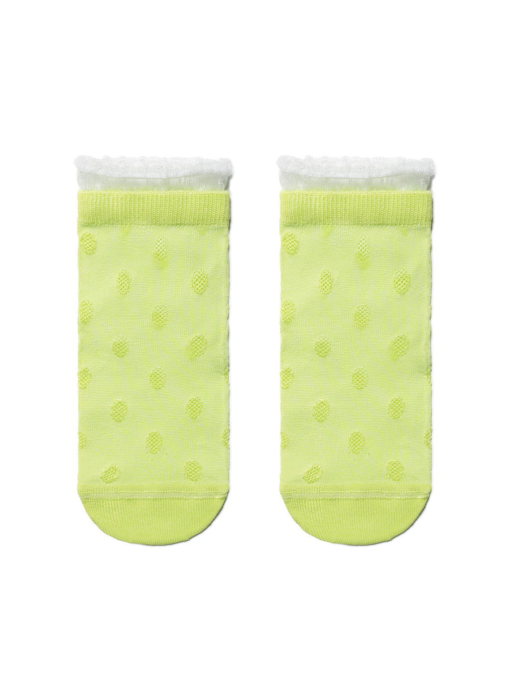 Цена за 2 пары Conte-Kids Носки TIP-TOP из вискозы с рисунками салатовый