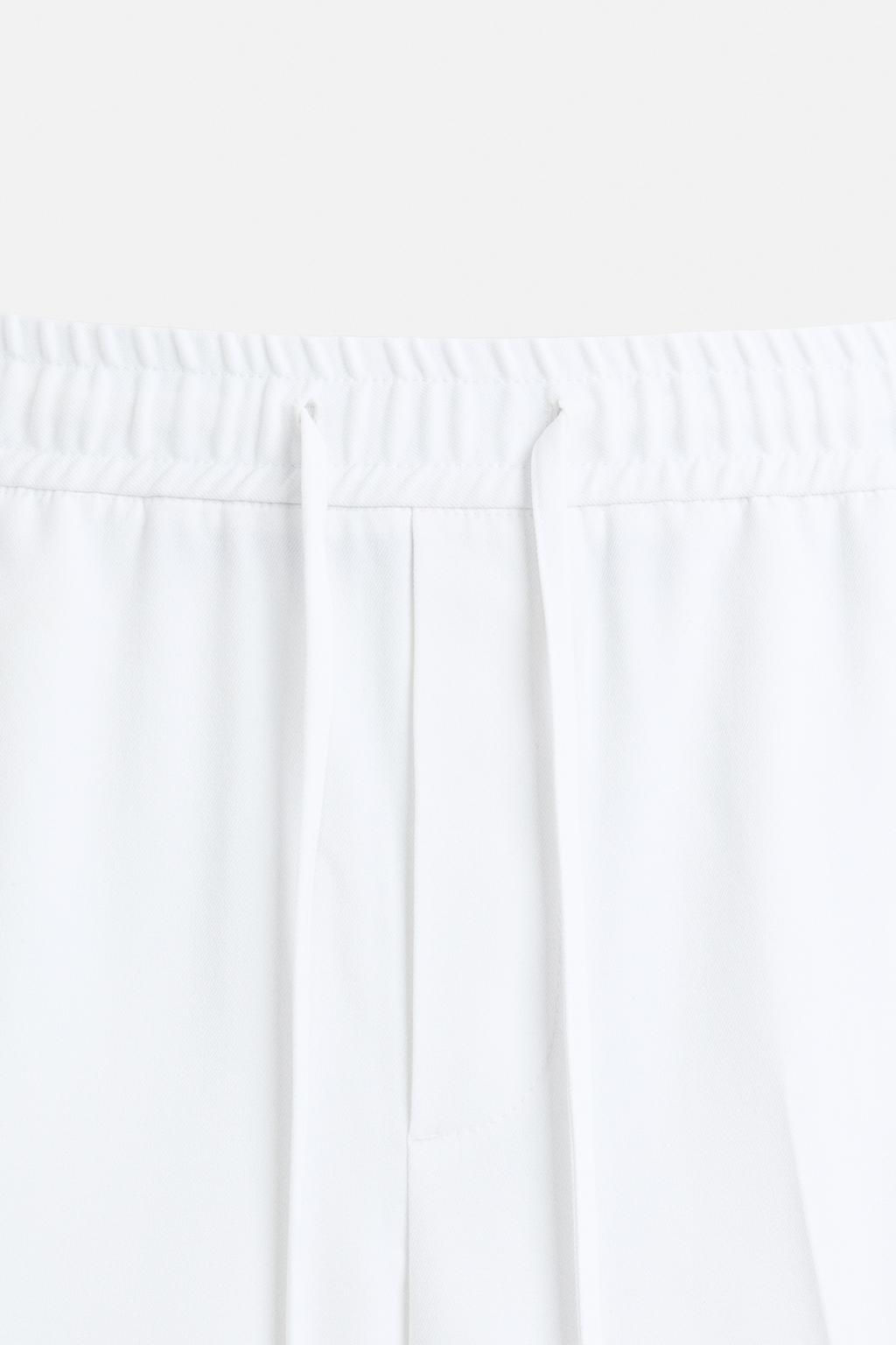 COMFORT FIT JOGGER WAIST TROUSERS - Zara фото 9