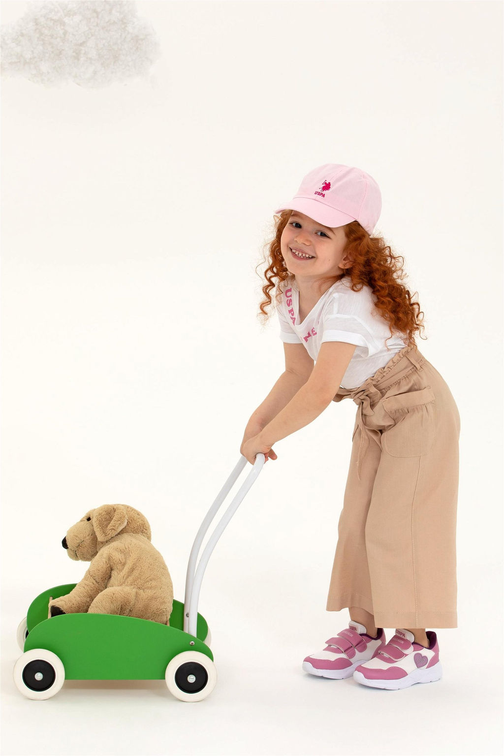 U. S. Polo Assn Брюки песочного цвета для девочек из парусины - U.s. polo assn фото 8