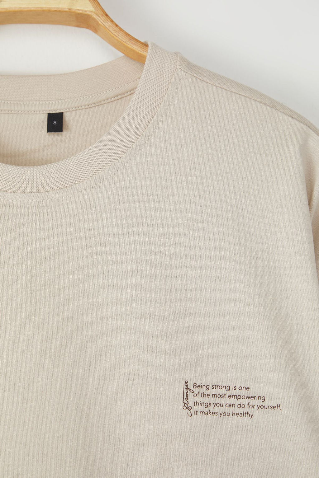 TRENDYOL MAN Haki Oversize/Genis Kesim %100 Pamuklu Bisiklet Yaka Minimal Yaz? Bask?l? T-Shirt TMNSS23TS00084 - Trendyolmilla фото 8
