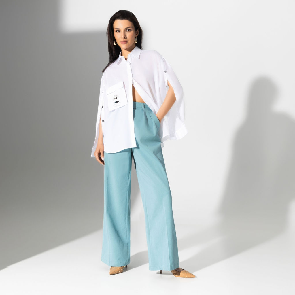 Рубашка, Сюжет для роскоши (вайт) - Charutti фото 4