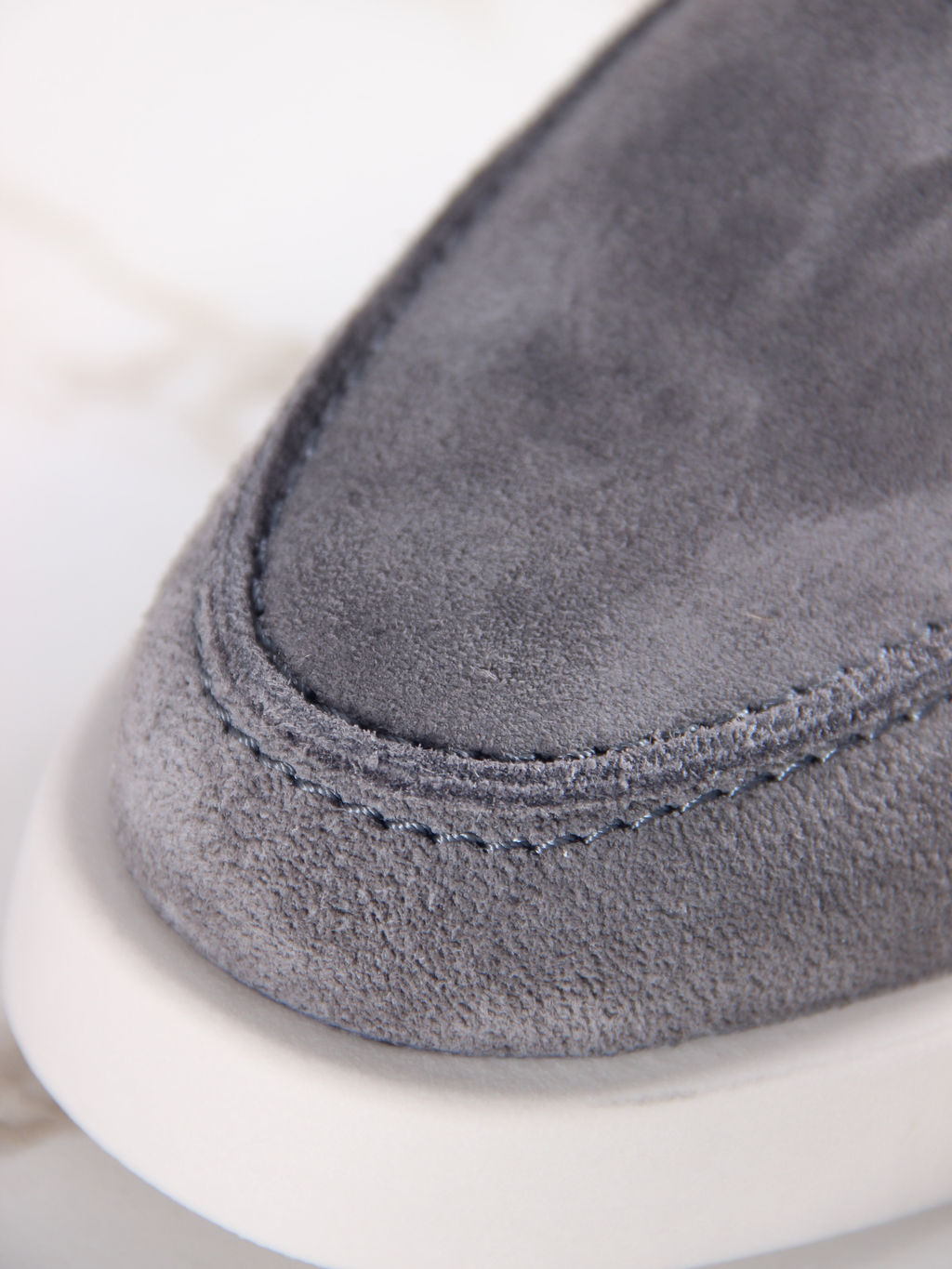 Лоферы туфли EDART 176.1593 be. Серый замок замша  фото 15