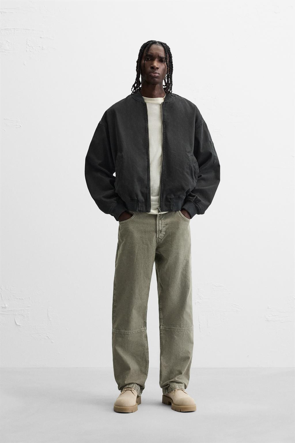 COTTON BOMBER JACKET - Zara фото 9