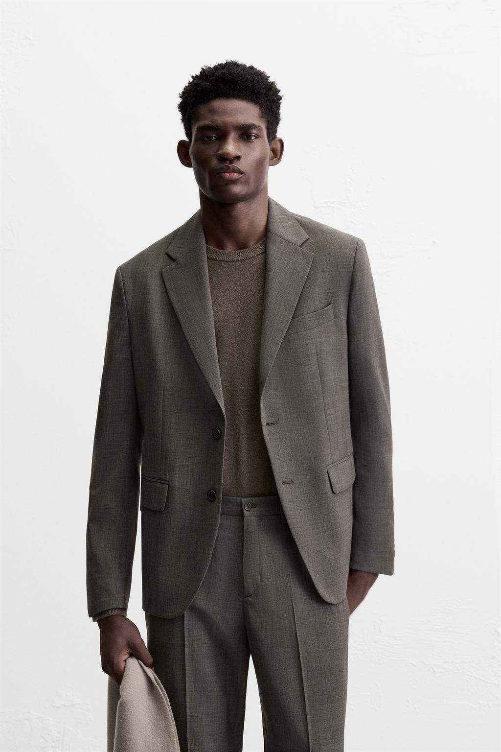 CHECKED SUIT BLAZER - Zara фото 2