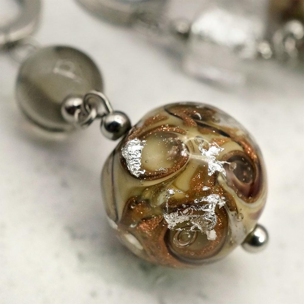 Серьги из муранского стекла ALIENTO LS3470