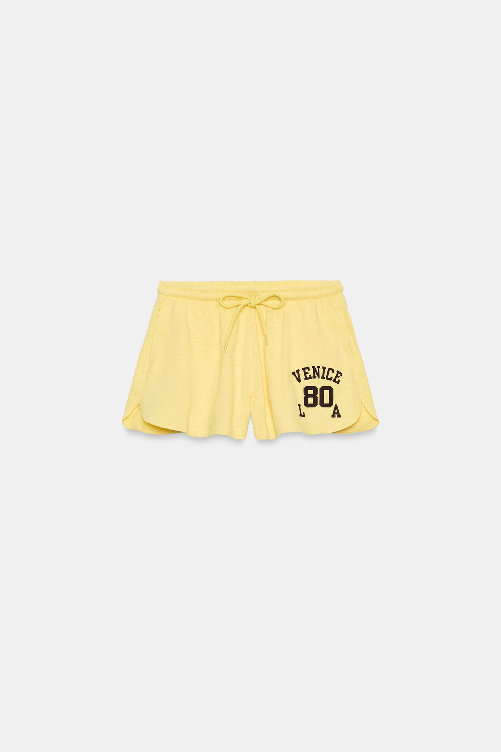 SHORTS FLAM? CORDONES / Amarillo claro - Zara фото 6