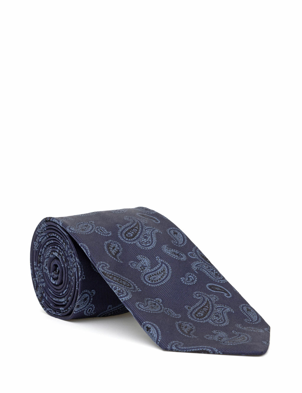 Темно-синий шелковый галстук - Cacharel фото 7