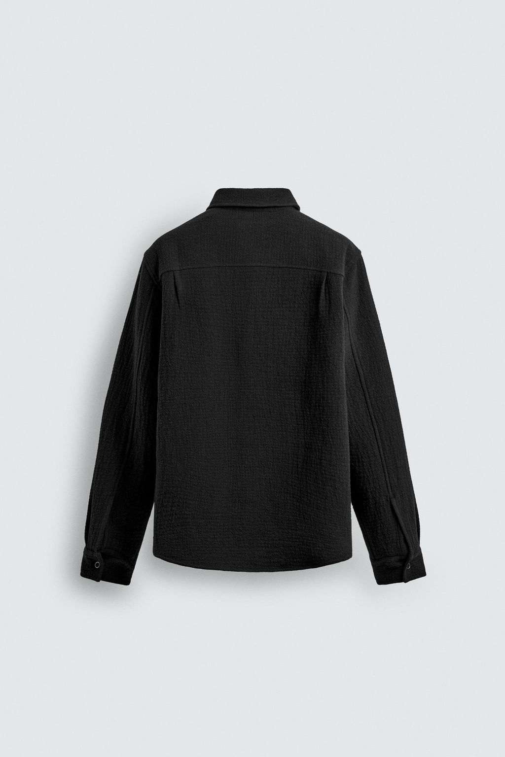 TEXTURED RELAXED FIT OVERSHIRT - Zara фото 18