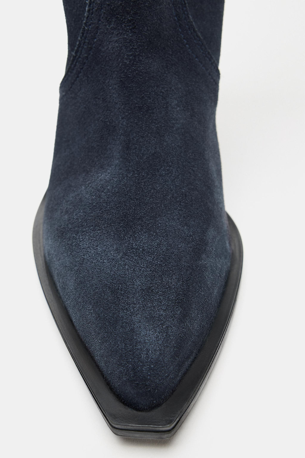 BOTA COWBOY SERRAJE / Azul - Zara фото 14