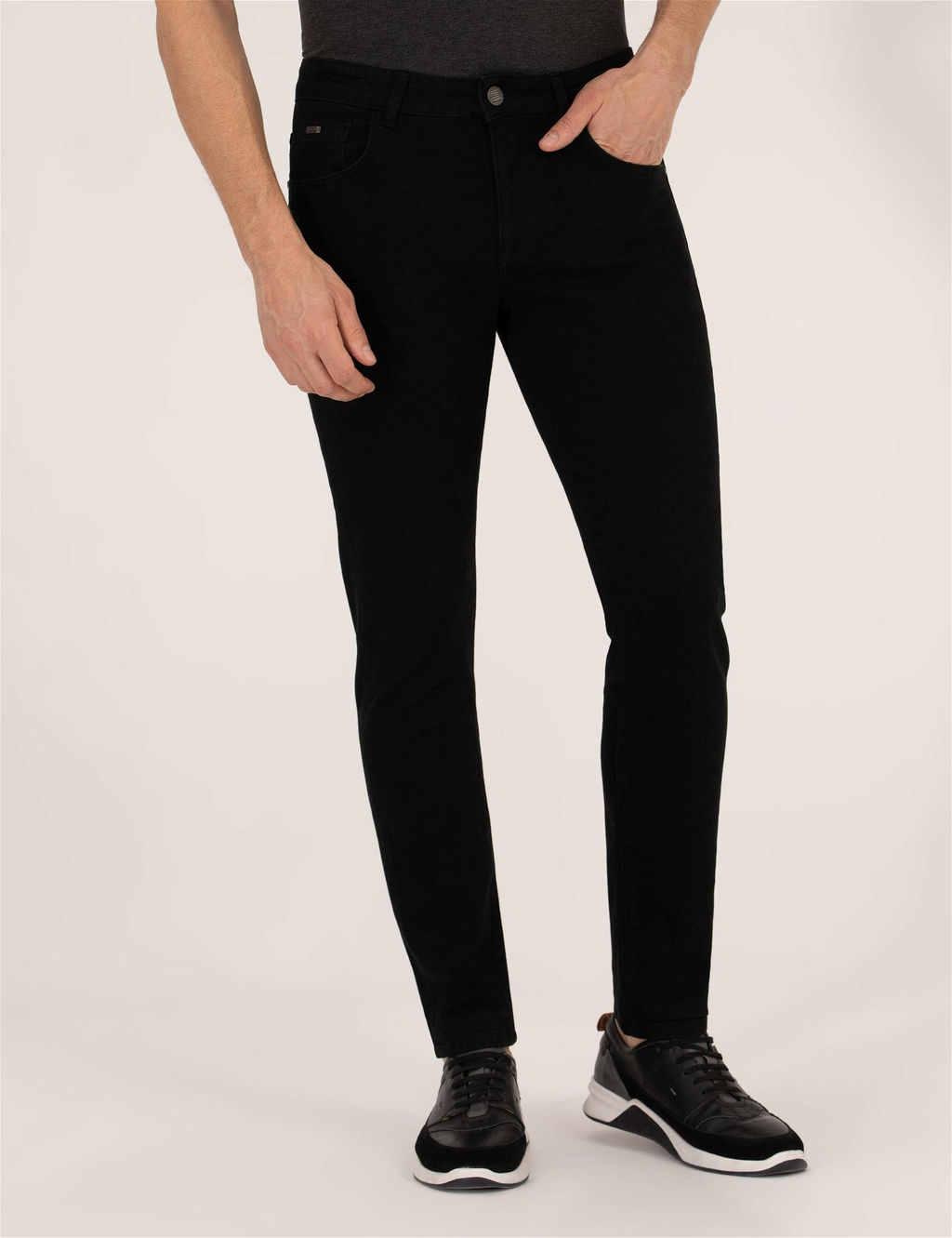 Siyah Slim Fit Jean Pantolon - Pierre cardin фото 2