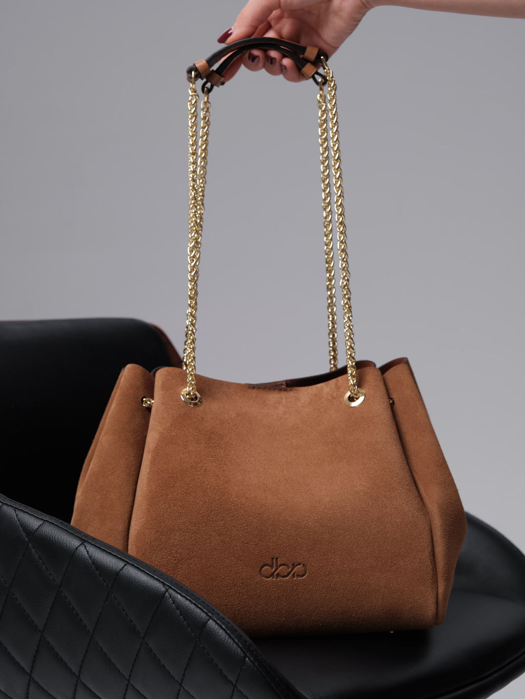 Замшевая сумка Bella DBR 31202 светло-коричневый  фото 9