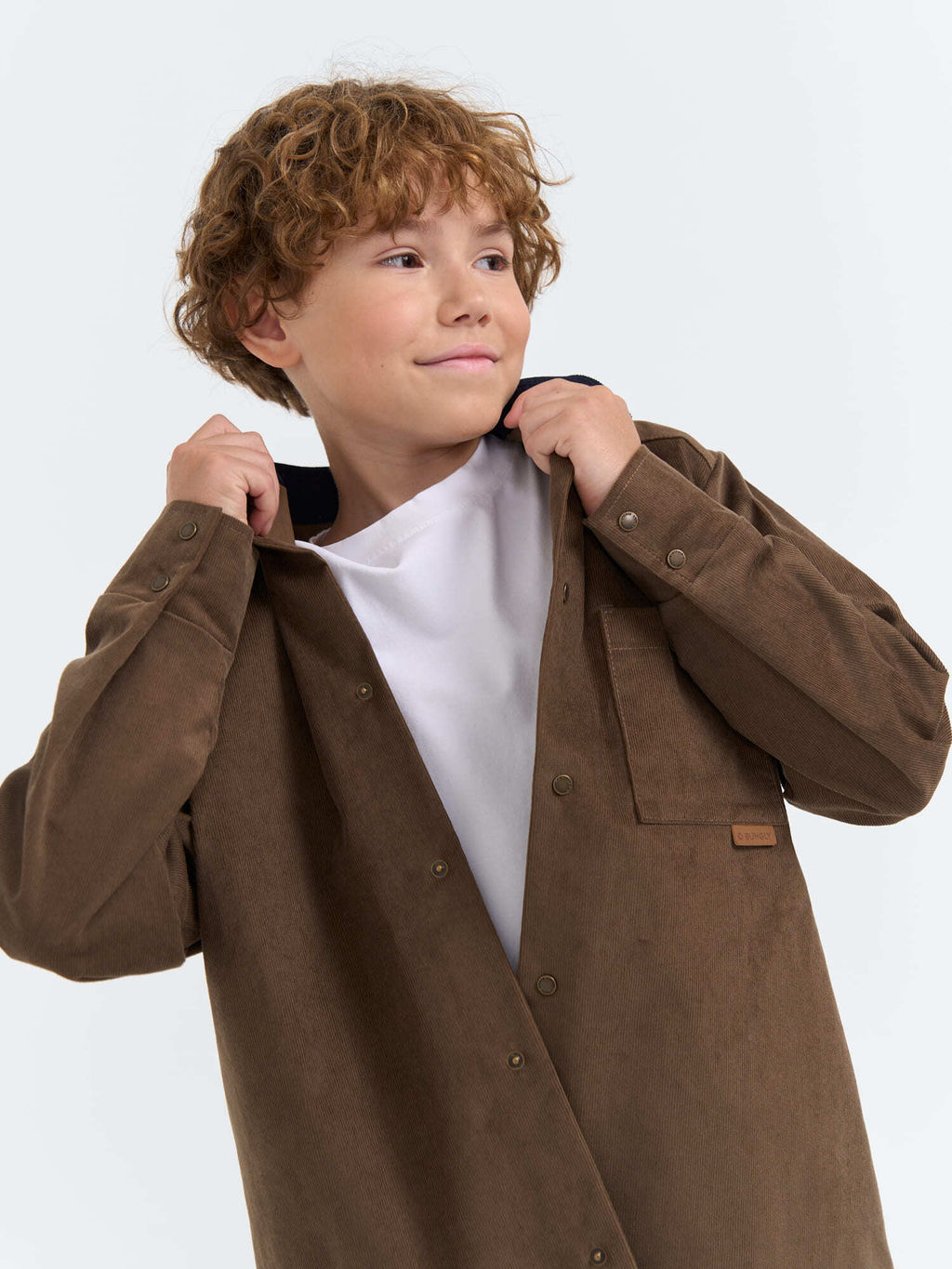 Рубашка вельветовая Трюфель 7+ - Bungly фото 2