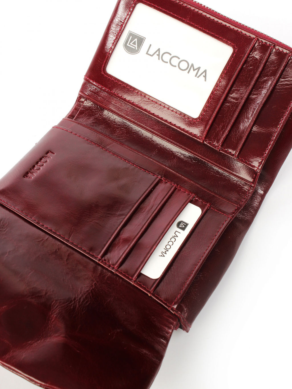 LACCOMA кошелек LA-2089-Б-винный натуральная кожа