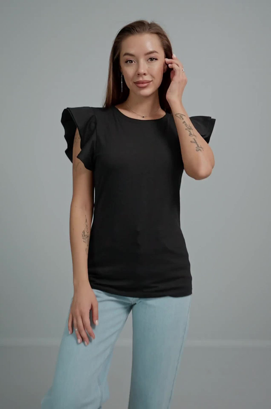 Женская блузка с коротким рукавом Happyfox